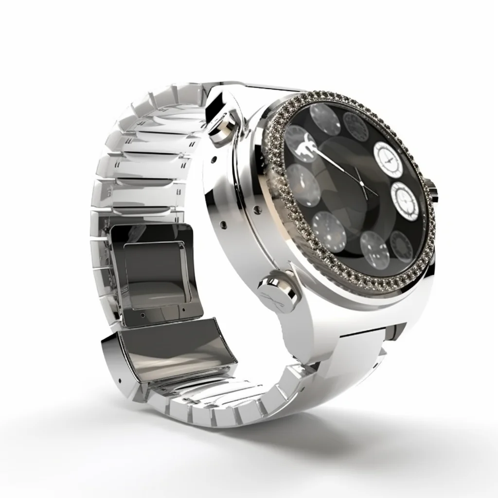sizam futuristic concept of luxury man smart watches on white b ae32256a f54b 4b9f b3df 2d92bb3d7456