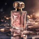 ldarro packshot and dior style perfume design in golden and shi d9a551e6 9993 4617 9e49 b064a6a32474